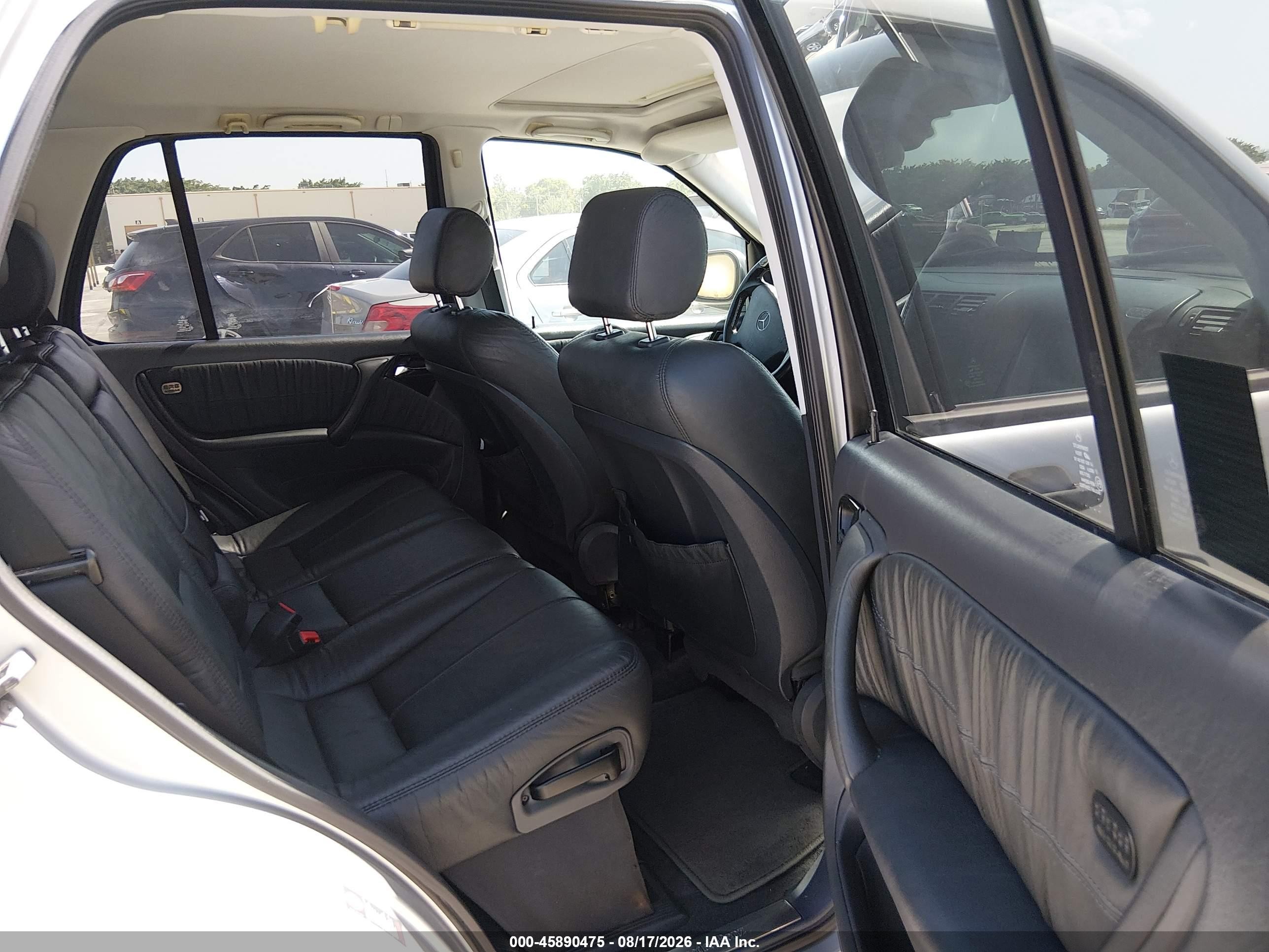 2001 Mercedes-benz Ml 55 Amg Silver vin: 4JGAB74EX1A265500