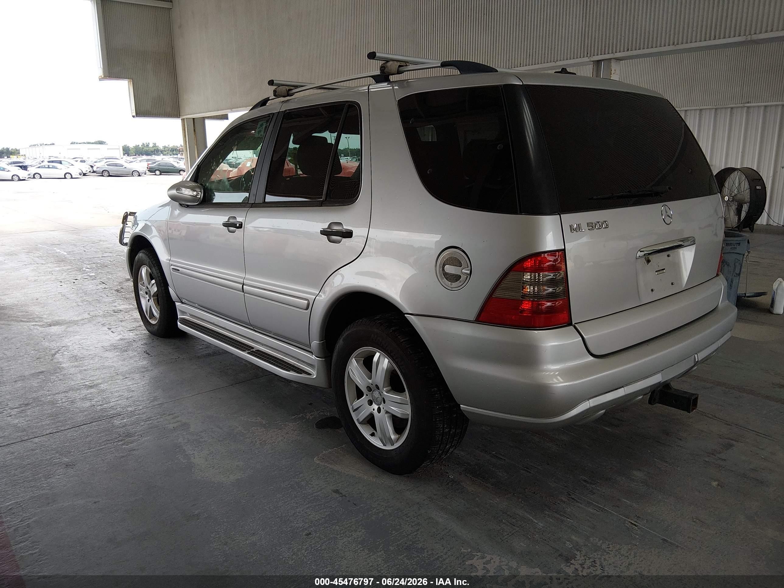 2005 Mercedes-benz Ml 500 4matic Silver vin: 4JGAB75E05A543647
