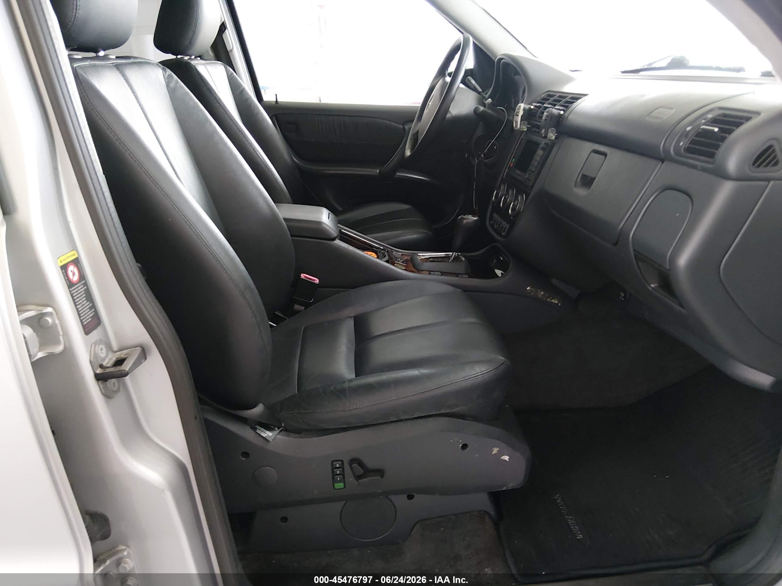 2005 Mercedes-benz Ml 500 4matic Silver vin: 4JGAB75E05A543647