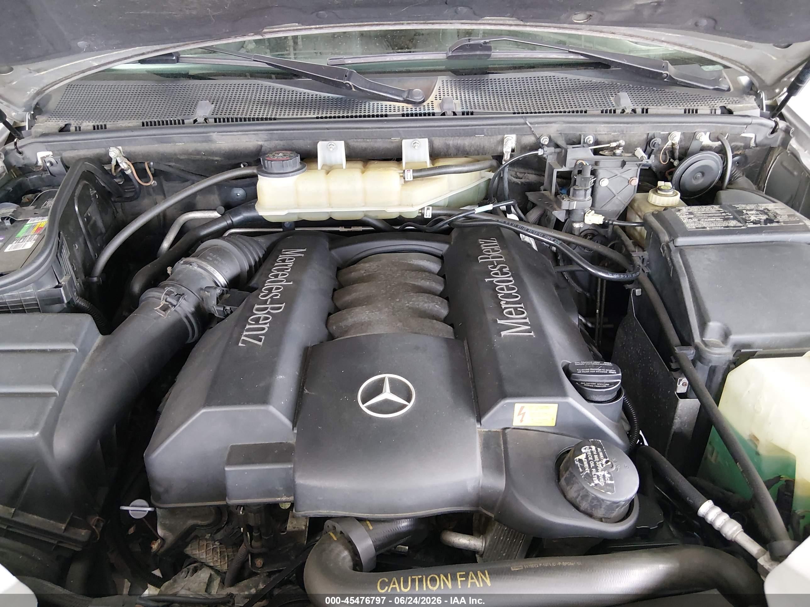 2005 Mercedes-benz Ml 500 4matic Silver vin: 4JGAB75E05A543647