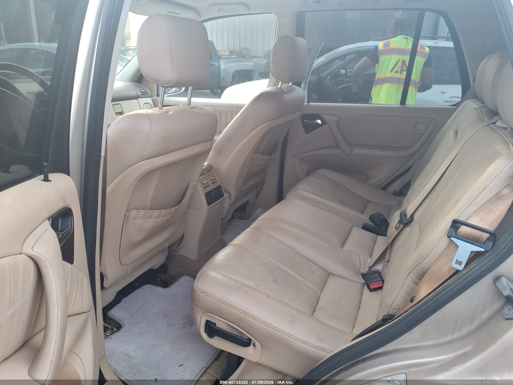 2003 Mercedes-benz Ml 500   Tan vin: 4JGAB75E23A416167