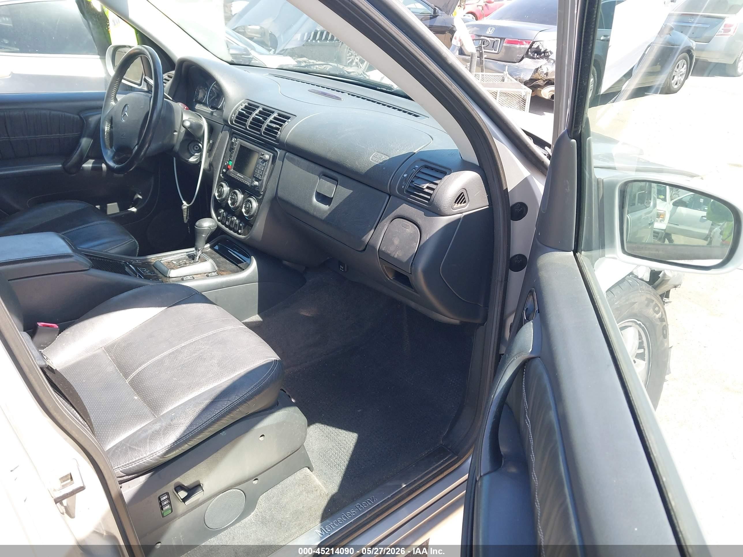 2003 Mercedes-benz Ml 500   Silver vin: 4JGAB75E23A441330