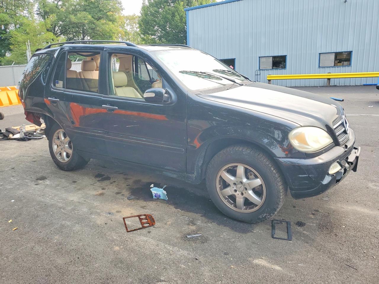 2005 Mercedes-benz Ml 500 Black vin: 4JGAB75E25A543939