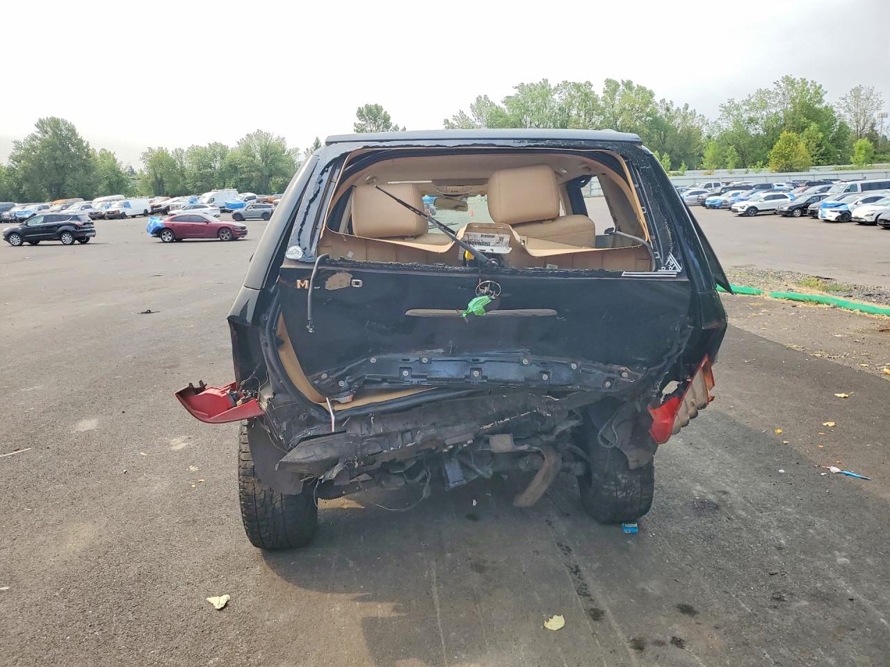 2005 Mercedes-benz Ml 500 Black vin: 4JGAB75E25A543939