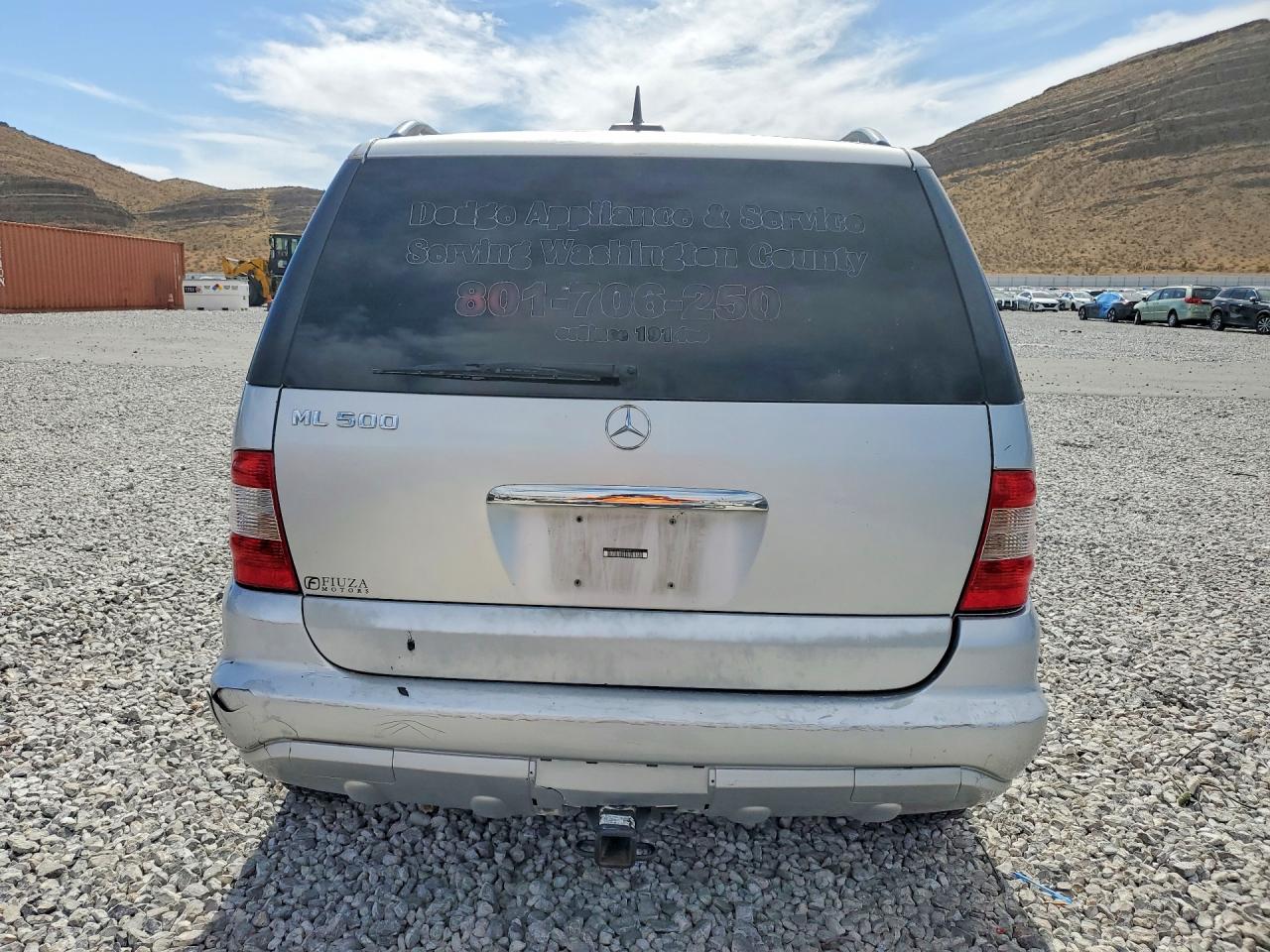 2003 Mercedes-benz 500 Silver vin: 4JGAB75E33A387407
