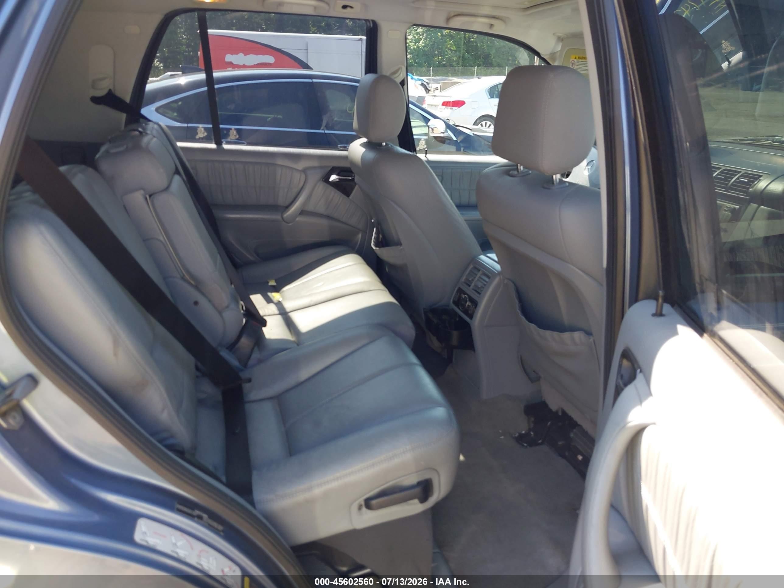 2005 Mercedes-benz Ml 500 4matic Light Blue vin: 4JGAB75E35A539673