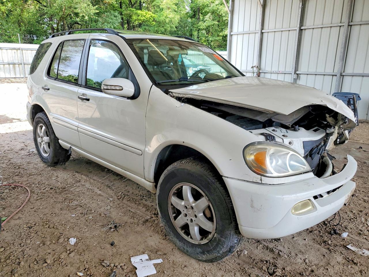 2003 Mercedes-benz Ml 500 White vin: 4JGAB75E43A415649