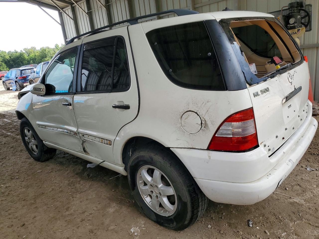 2003 Mercedes-benz Ml 500 White vin: 4JGAB75E43A415649