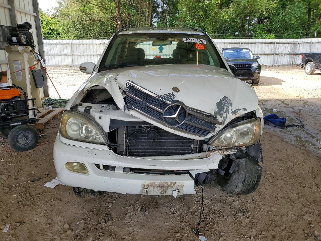 2003 Mercedes-benz Ml 500 White vin: 4JGAB75E43A415649