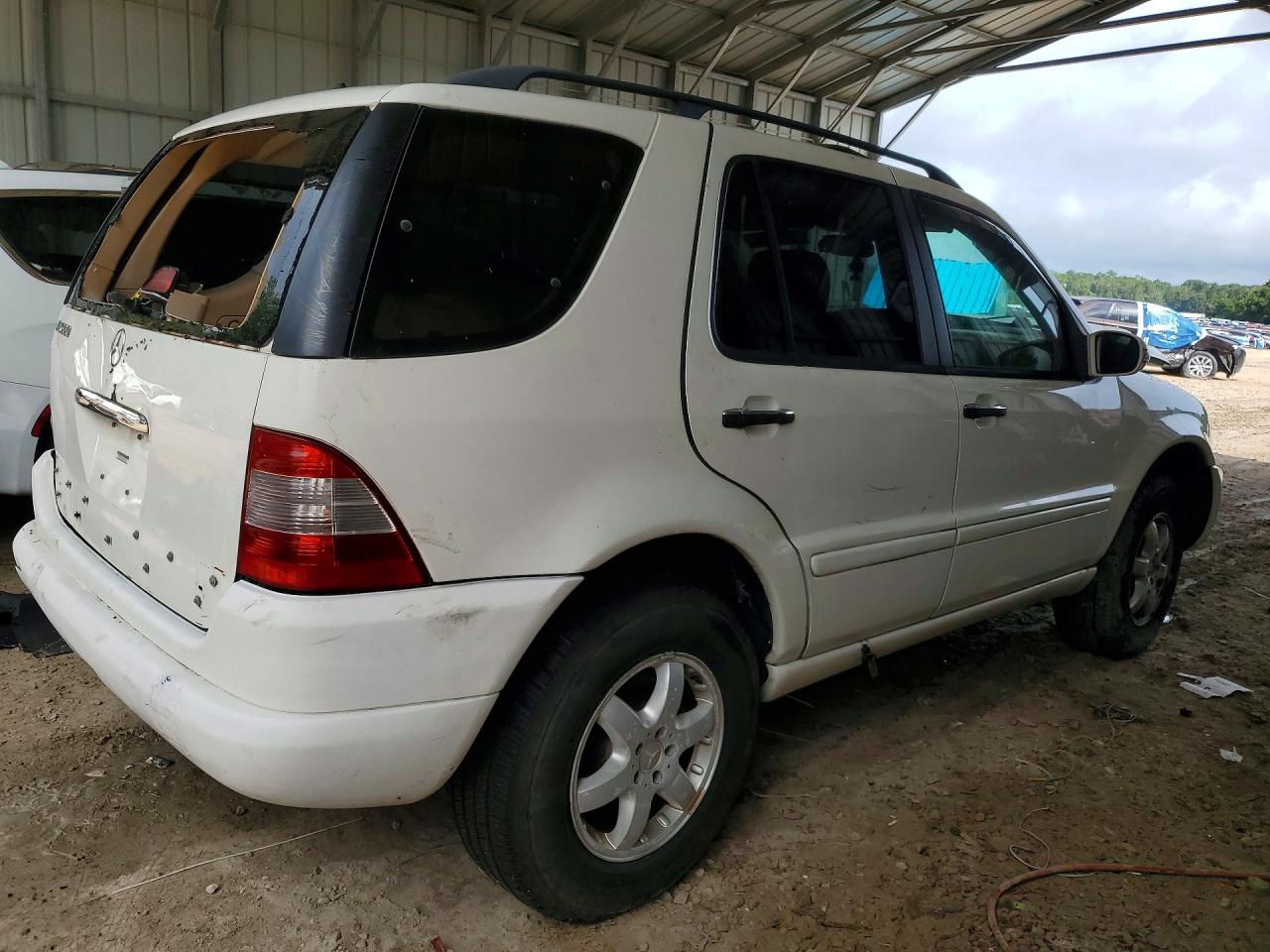 2003 Mercedes-benz Ml 500 White vin: 4JGAB75E43A415649