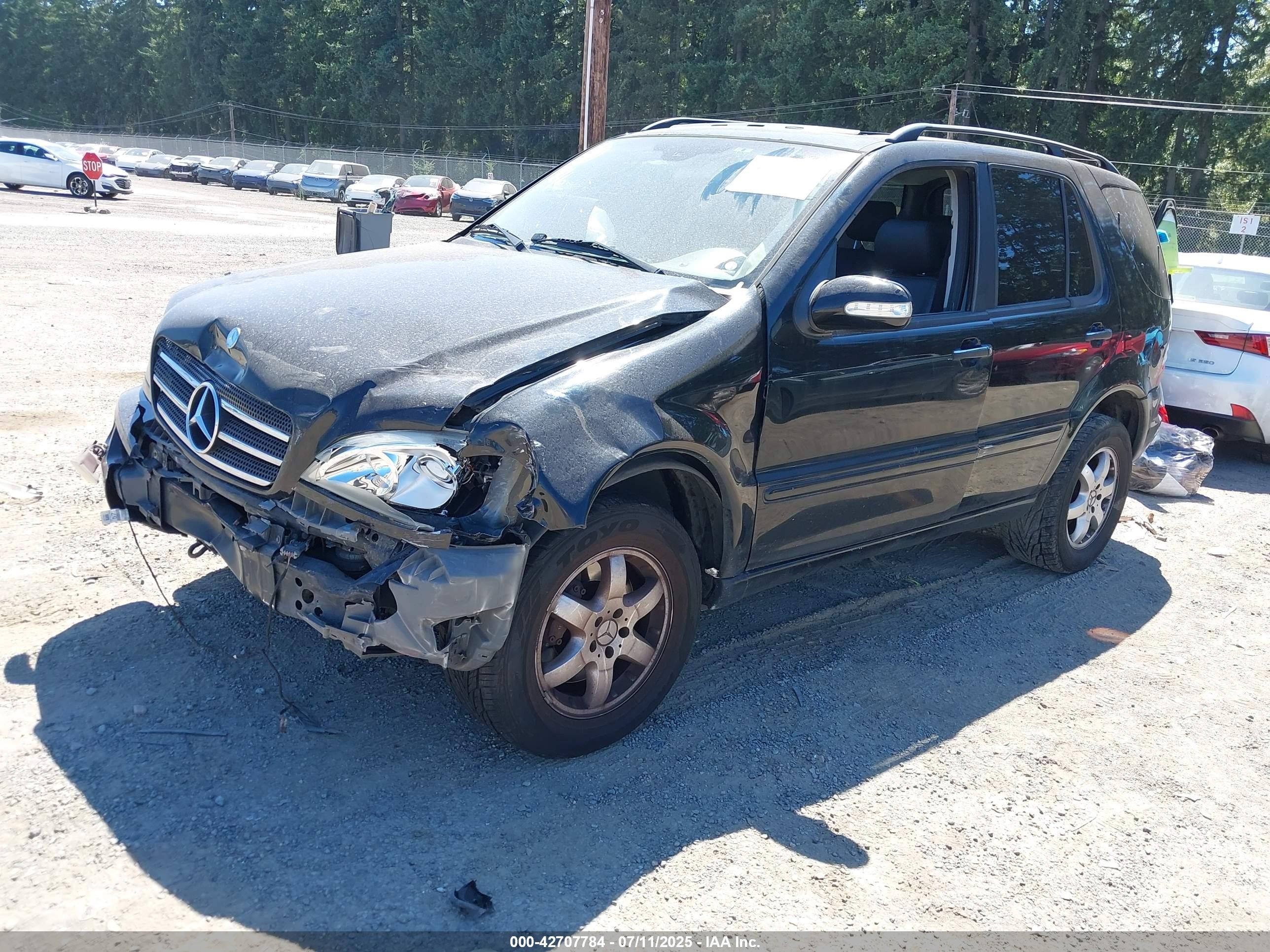 2005 Mercedes-benz Ml 500 4matic Черный vin: 4JGAB75E45A541125