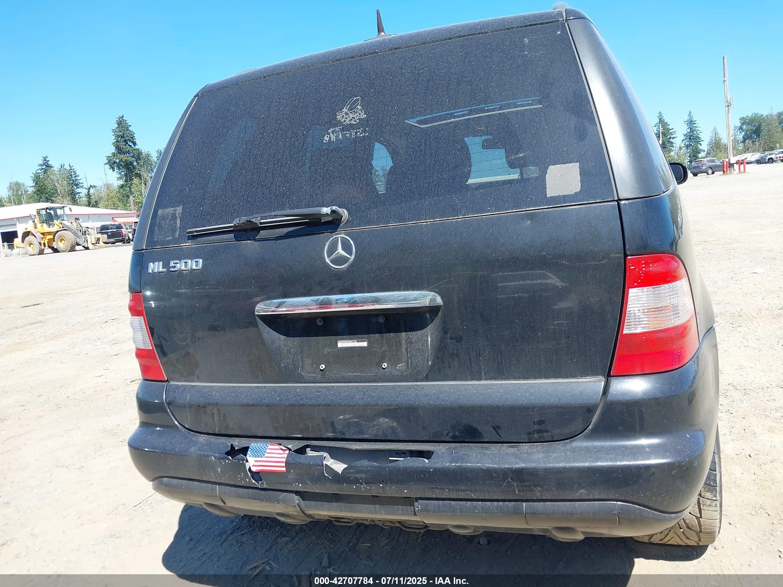 2005 Mercedes-benz Ml 500 4matic Черный vin: 4JGAB75E45A541125