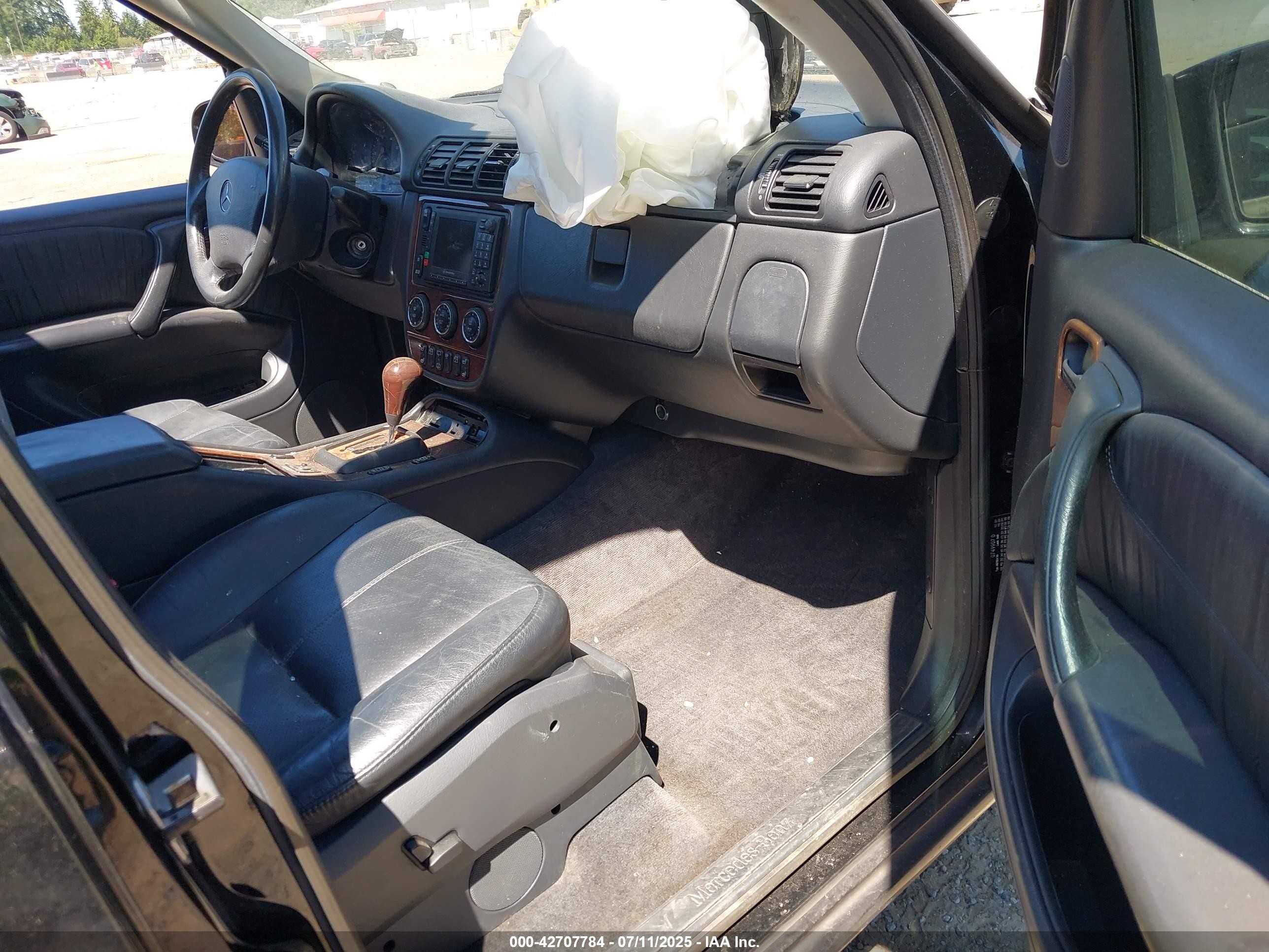 2005 Mercedes-benz Ml 500 4matic Черный vin: 4JGAB75E45A541125