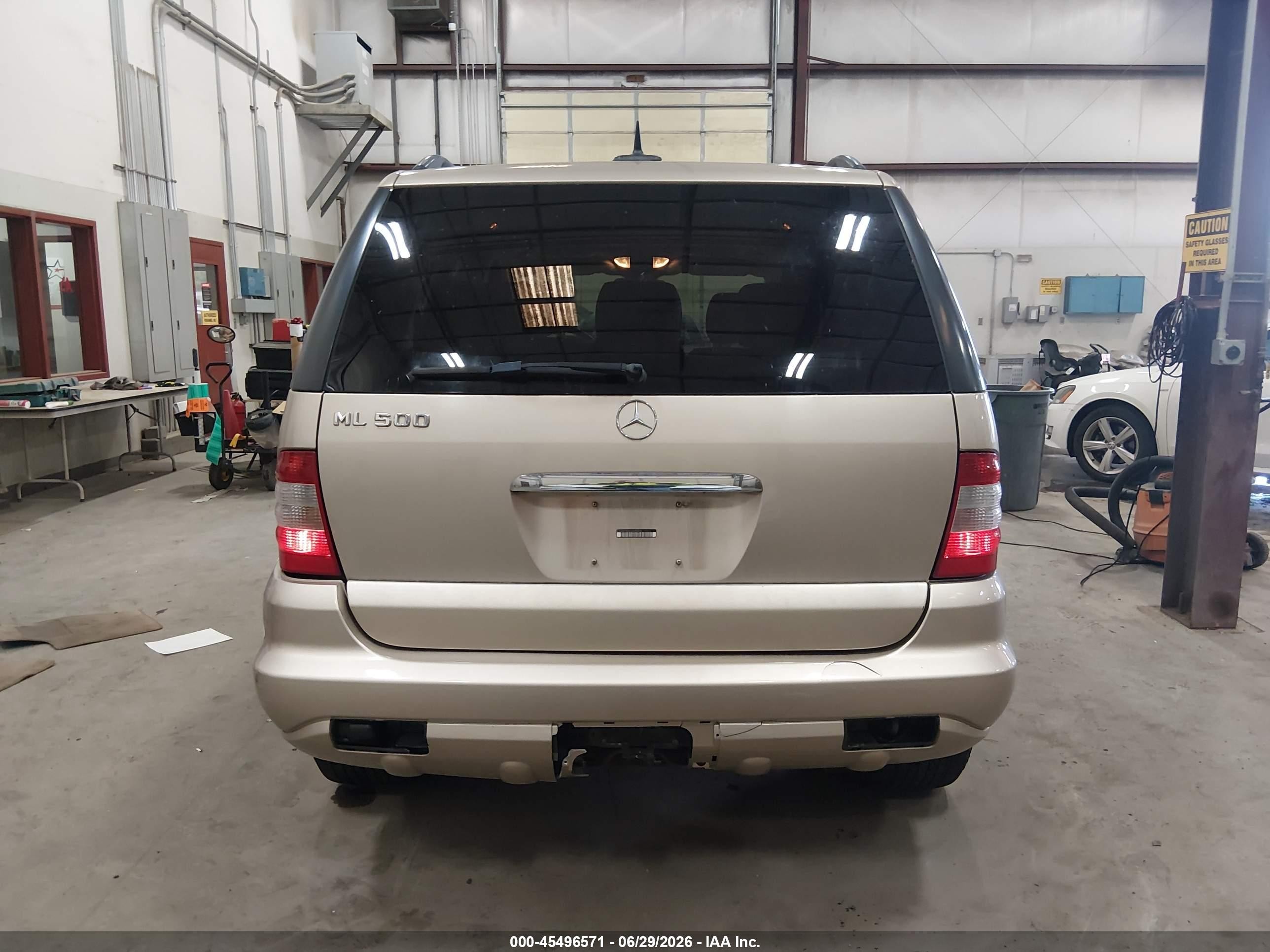 2003 Mercedes-benz Ml 500   Gold vin: 4JGAB75E83A376595