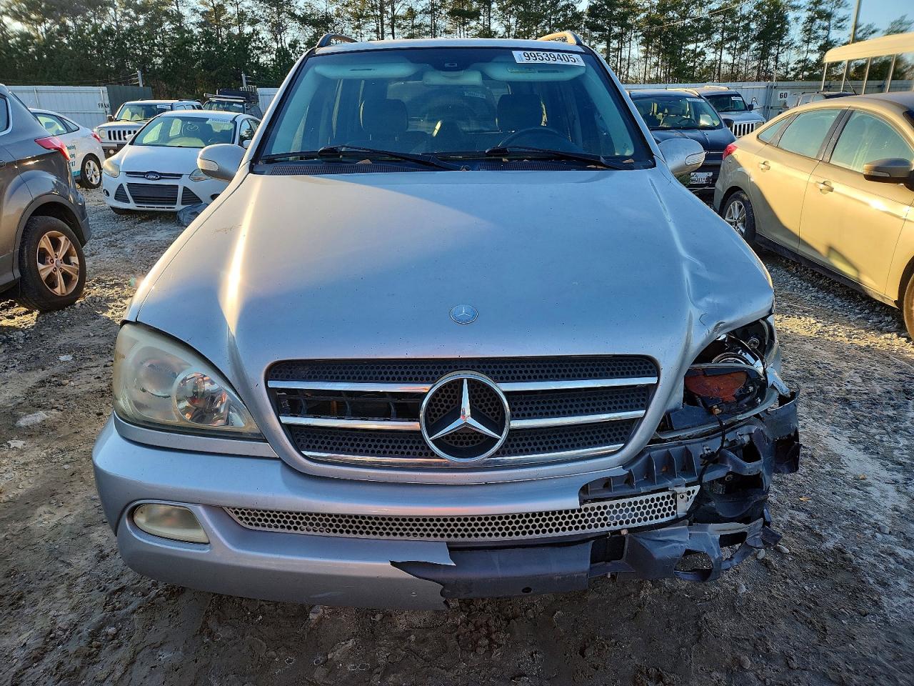 2003 Mercedes-benz Ml 500 Silver vin: 4JGAB75E93A403996