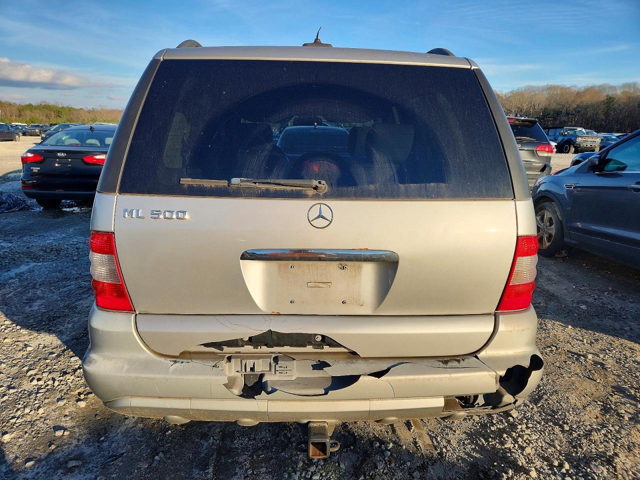 2003 Mercedes-benz Ml 500 Silver vin: 4JGAB75E93A403996