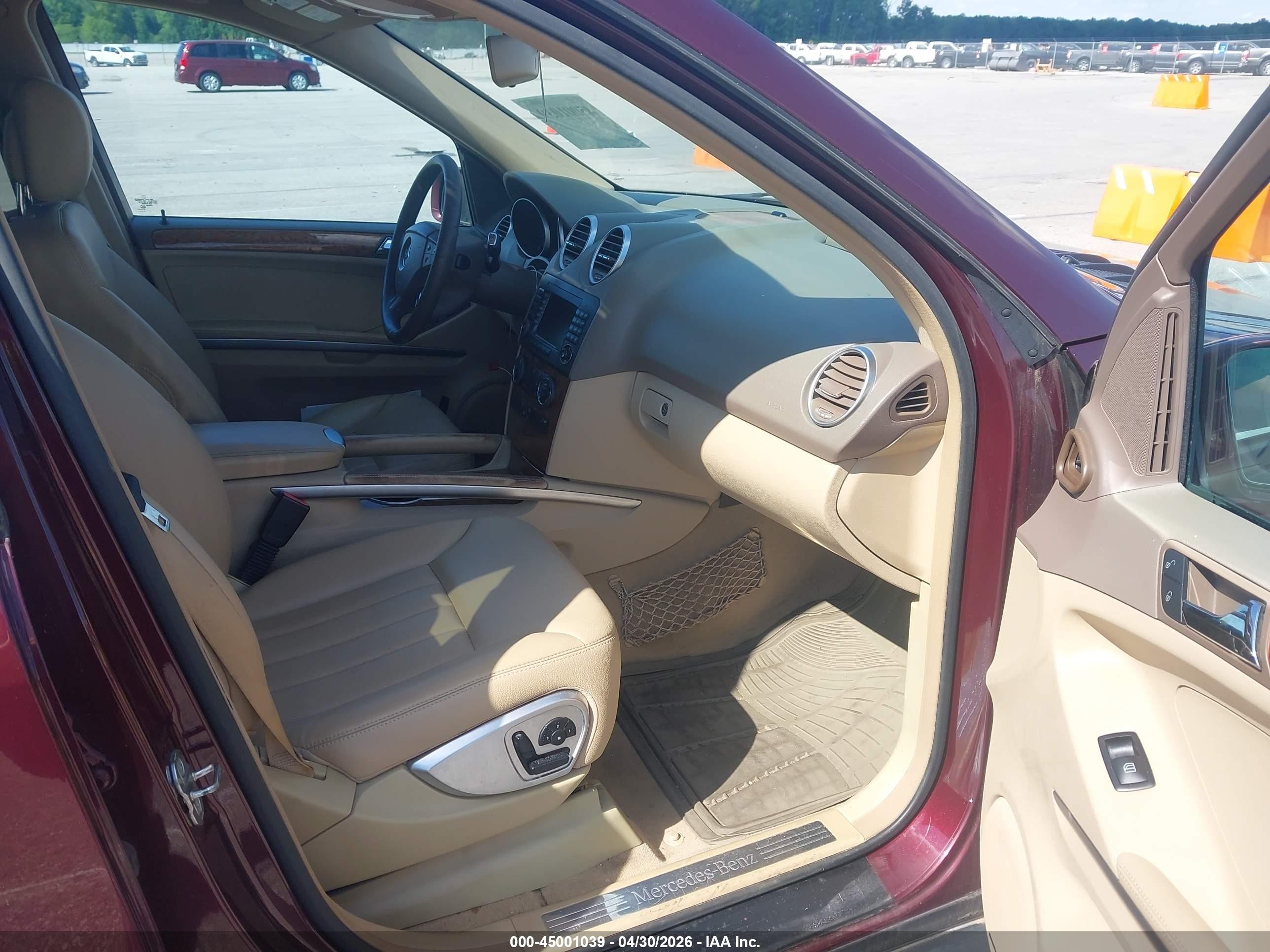 2008 Mercedes-benz Ml 320 Cdi 4matic Red vin: 4JGBB22EX8A342774