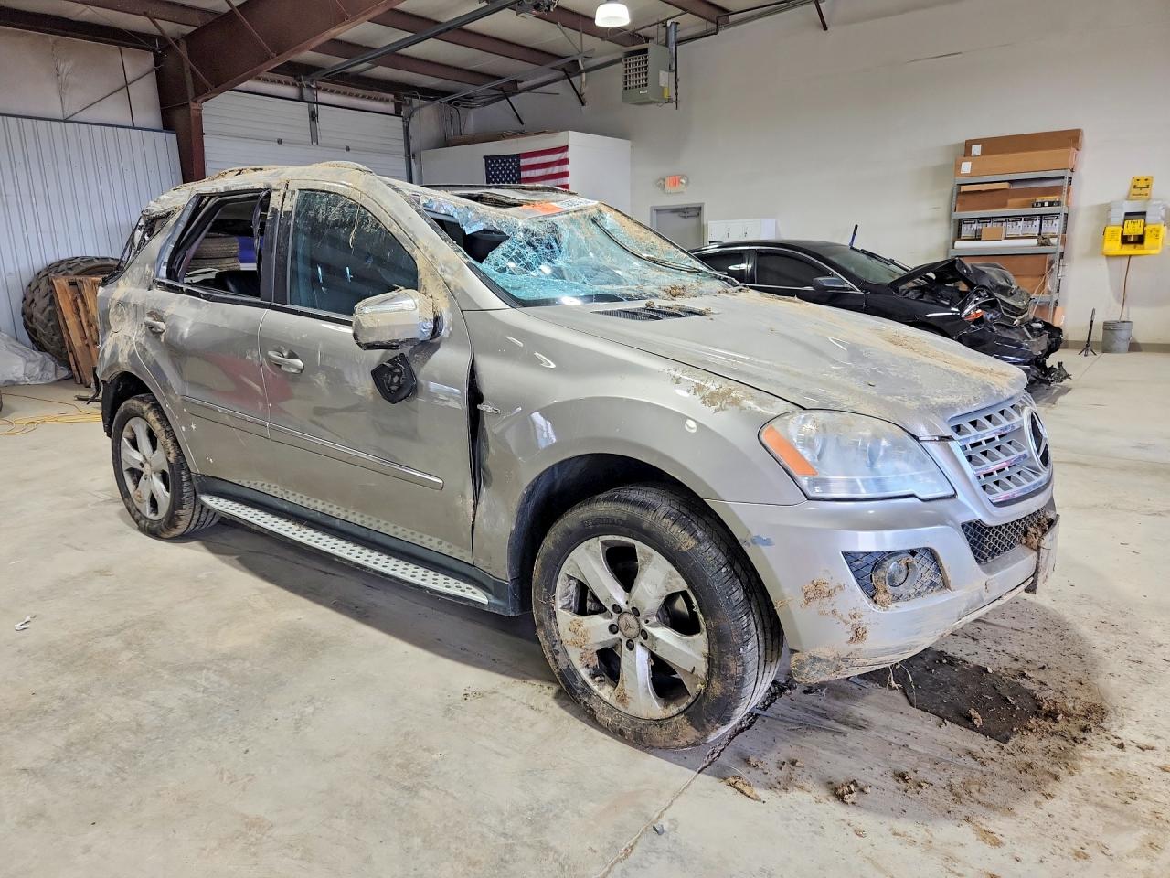2009 Mercedes-benz Ml Silver vin: 4JGBB25E39A517184
