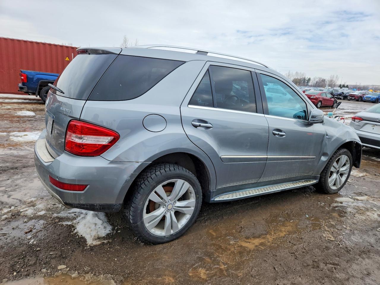 2011 Mercedes-benz Ml 350 Bluetec Gray vin: 4JGBB2FB4BA665497