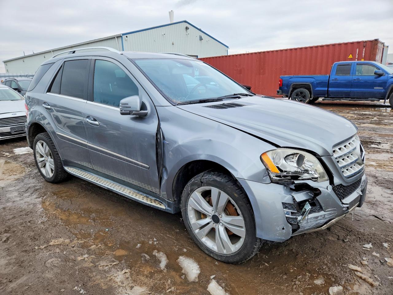 2011 Mercedes-benz Ml 350 Bluetec Gray vin: 4JGBB2FB4BA665497