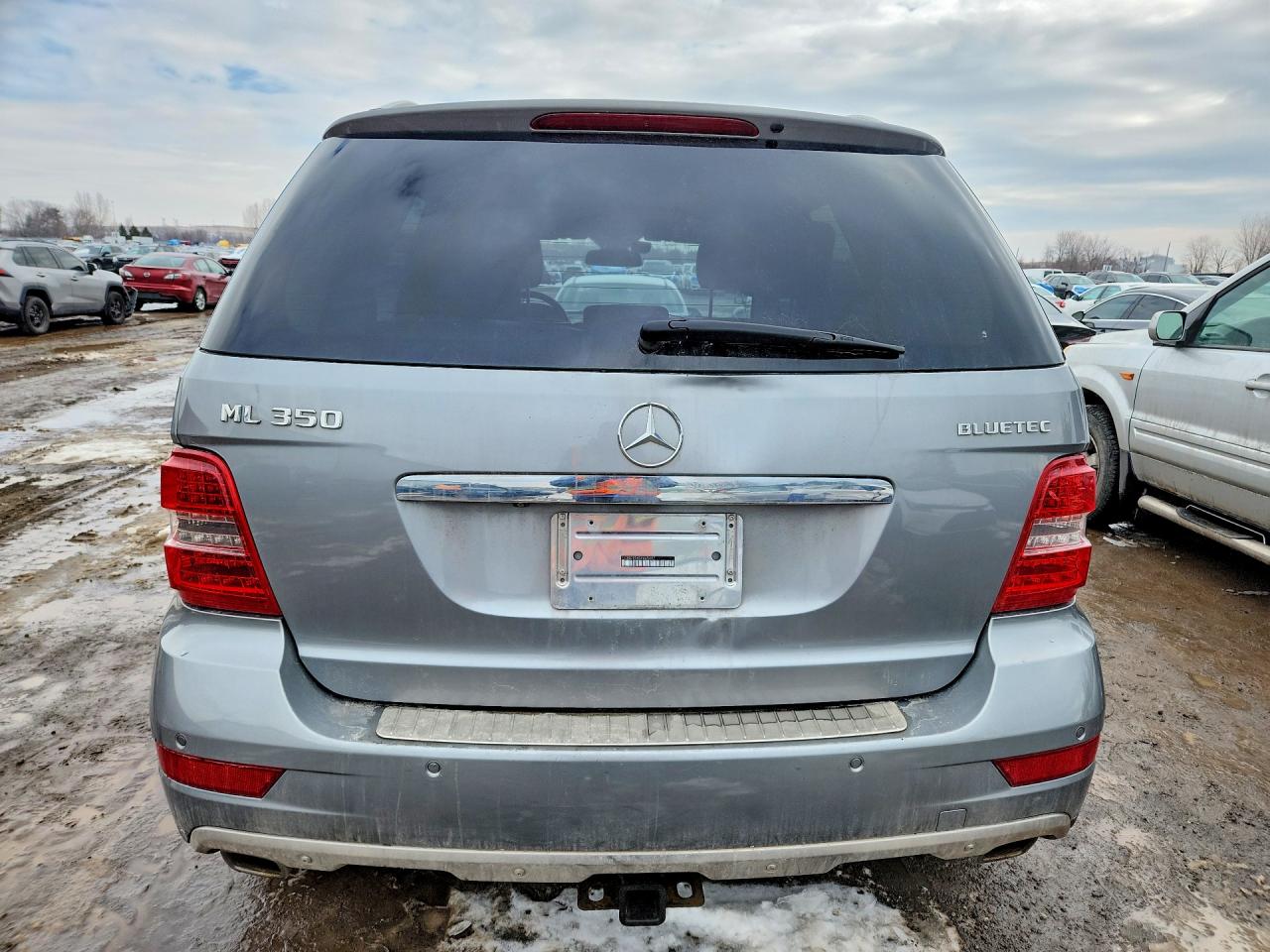 2011 Mercedes-benz Ml 350 Bluetec Gray vin: 4JGBB2FB4BA665497