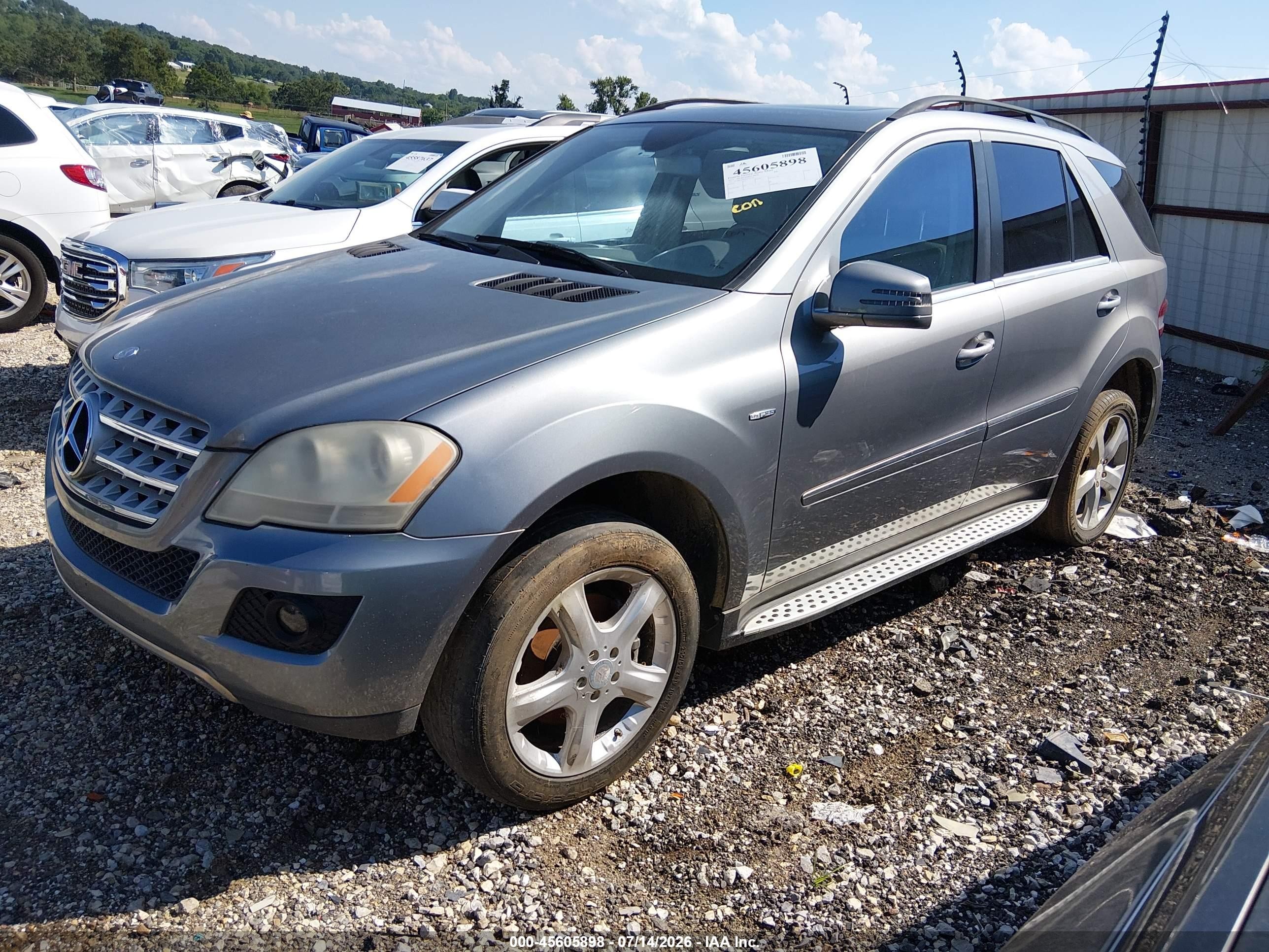 2011 Mercedes-benz Ml 350 Bluetec 4matic Silver vin: 4JGBB2FB6BA659359