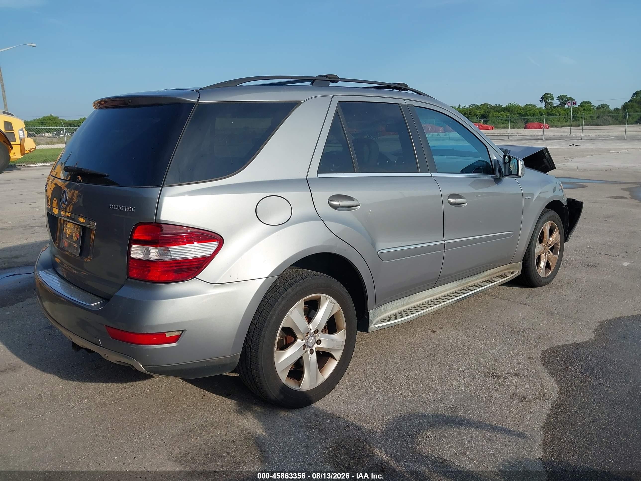 2011 Mercedes-benz Ml 350 Bluetec 4matic Silver vin: 4JGBB2FB9BA650123