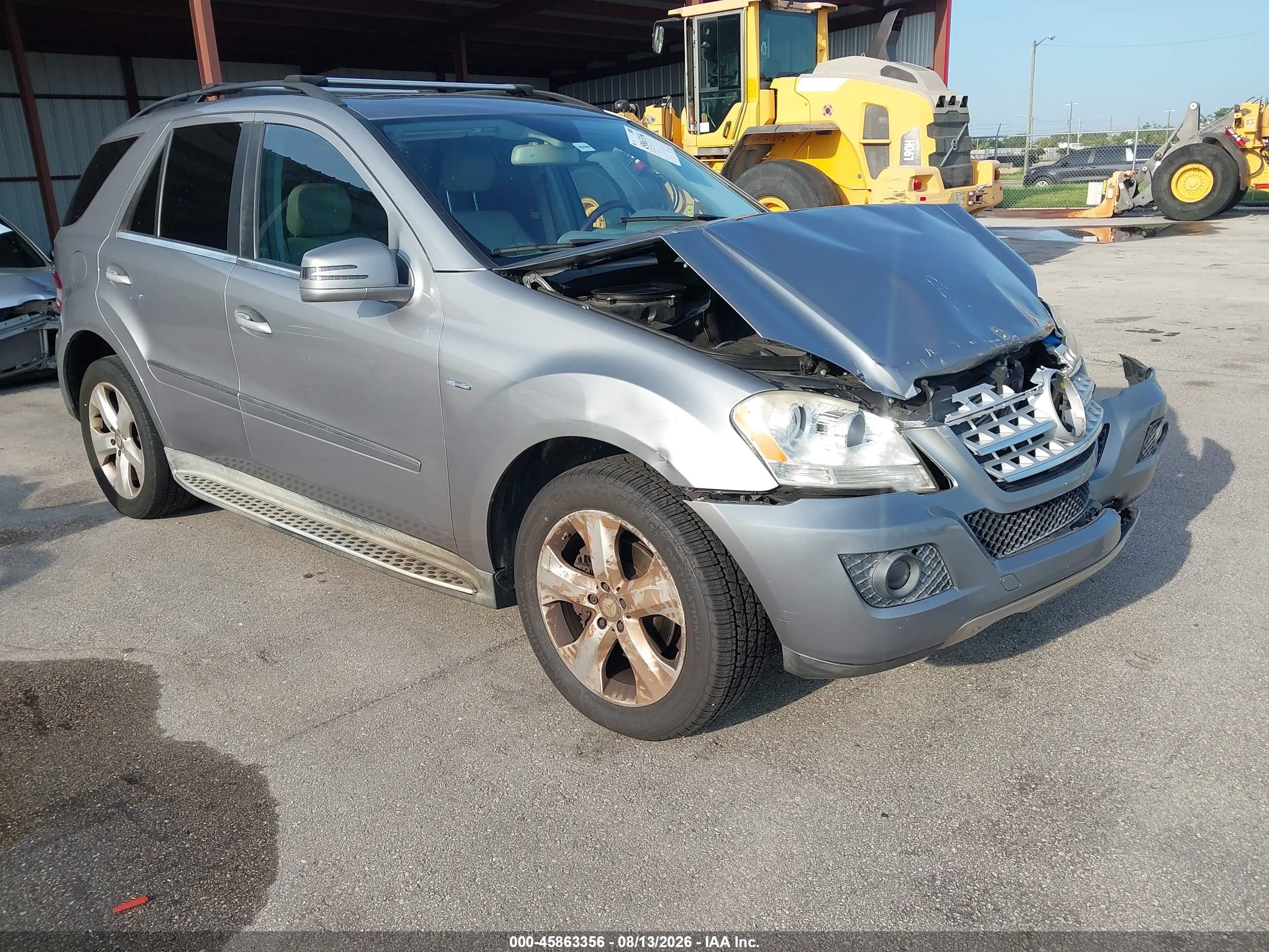 2011 Mercedes-benz Ml 350 Bluetec 4matic Silver vin: 4JGBB2FB9BA650123