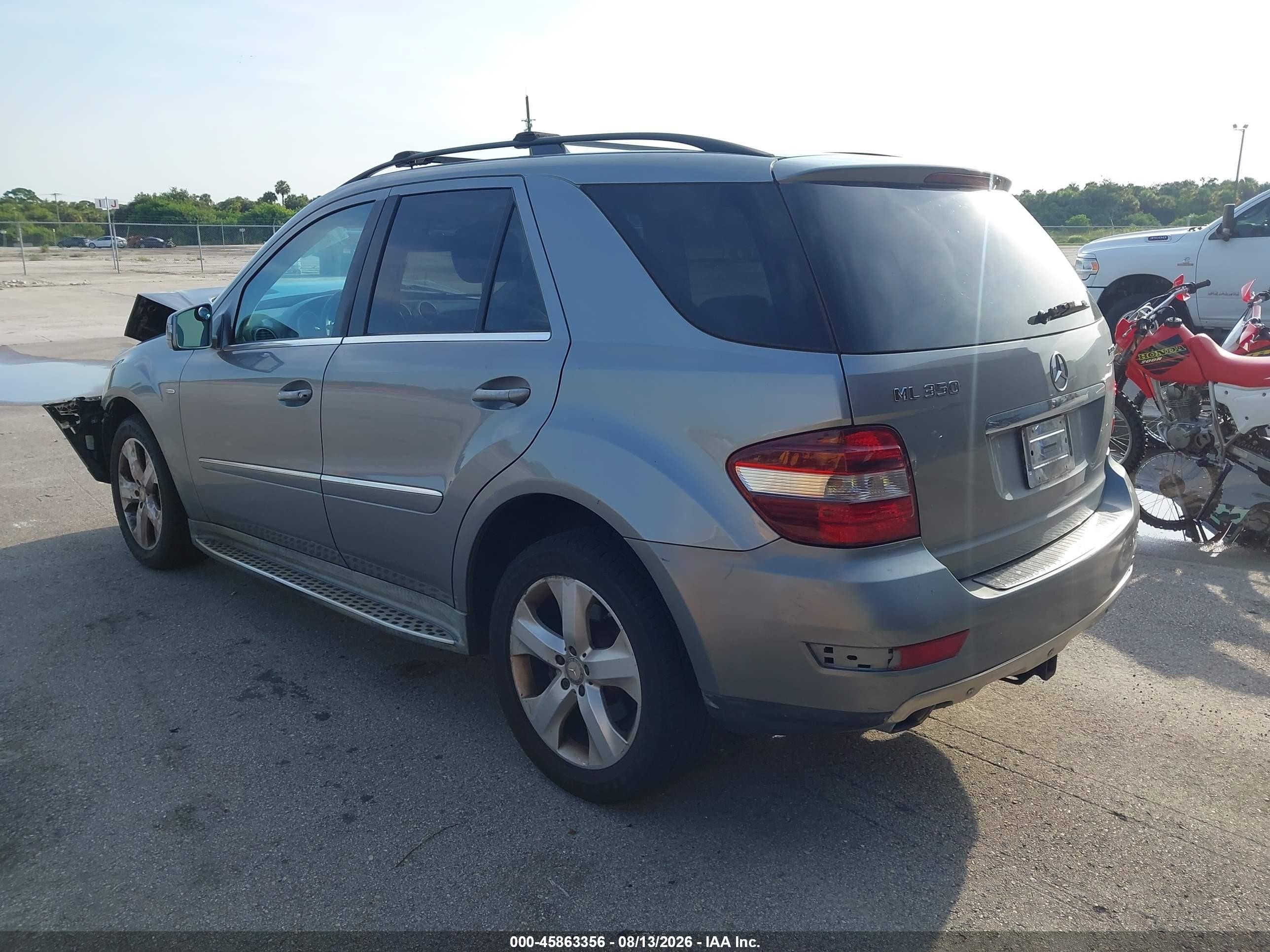 2011 Mercedes-benz Ml 350 Bluetec 4matic Silver vin: 4JGBB2FB9BA650123