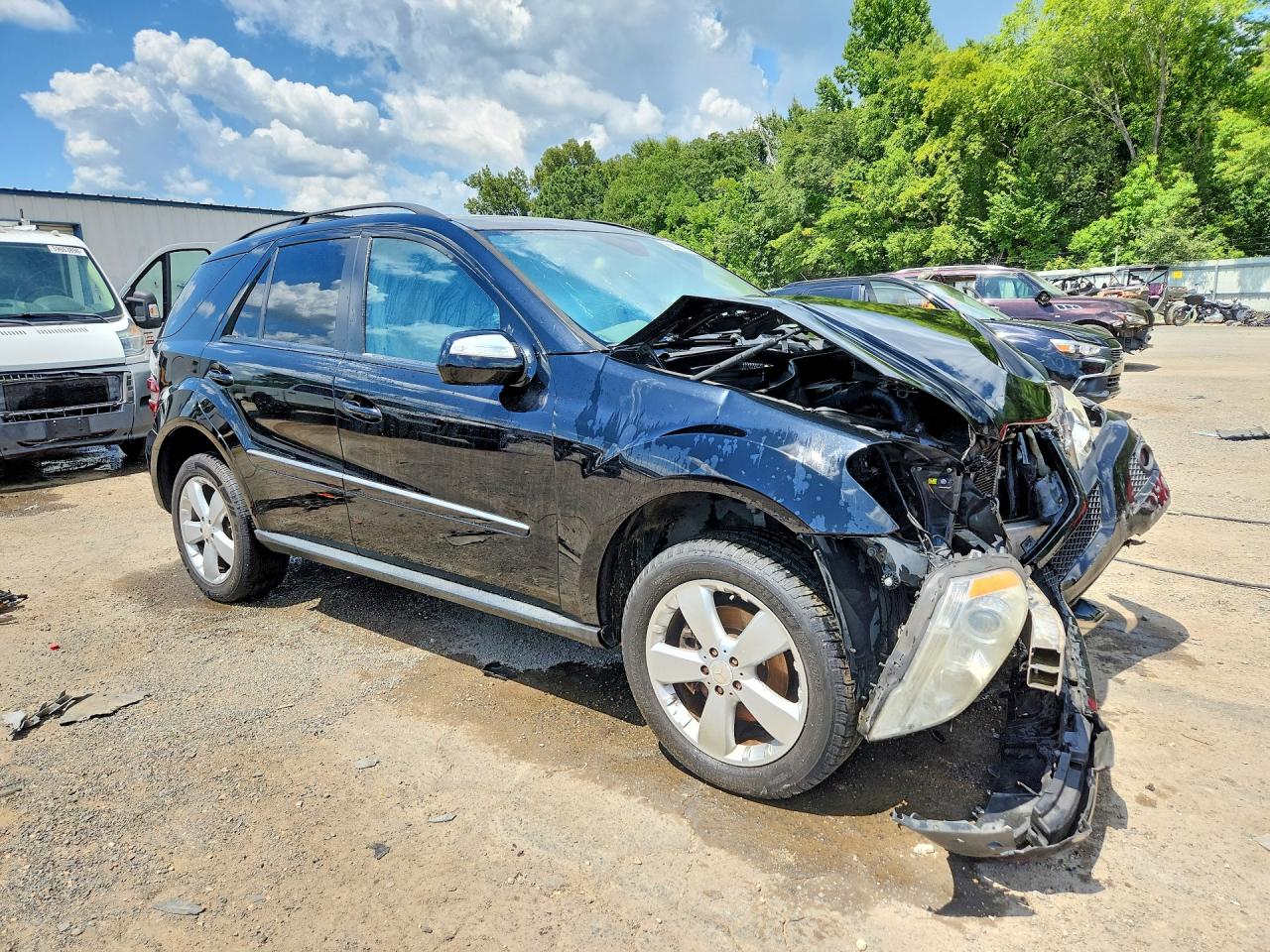 2009 Mercedes-benz Ml 350 Black vin: 4JGBB56E89A524597