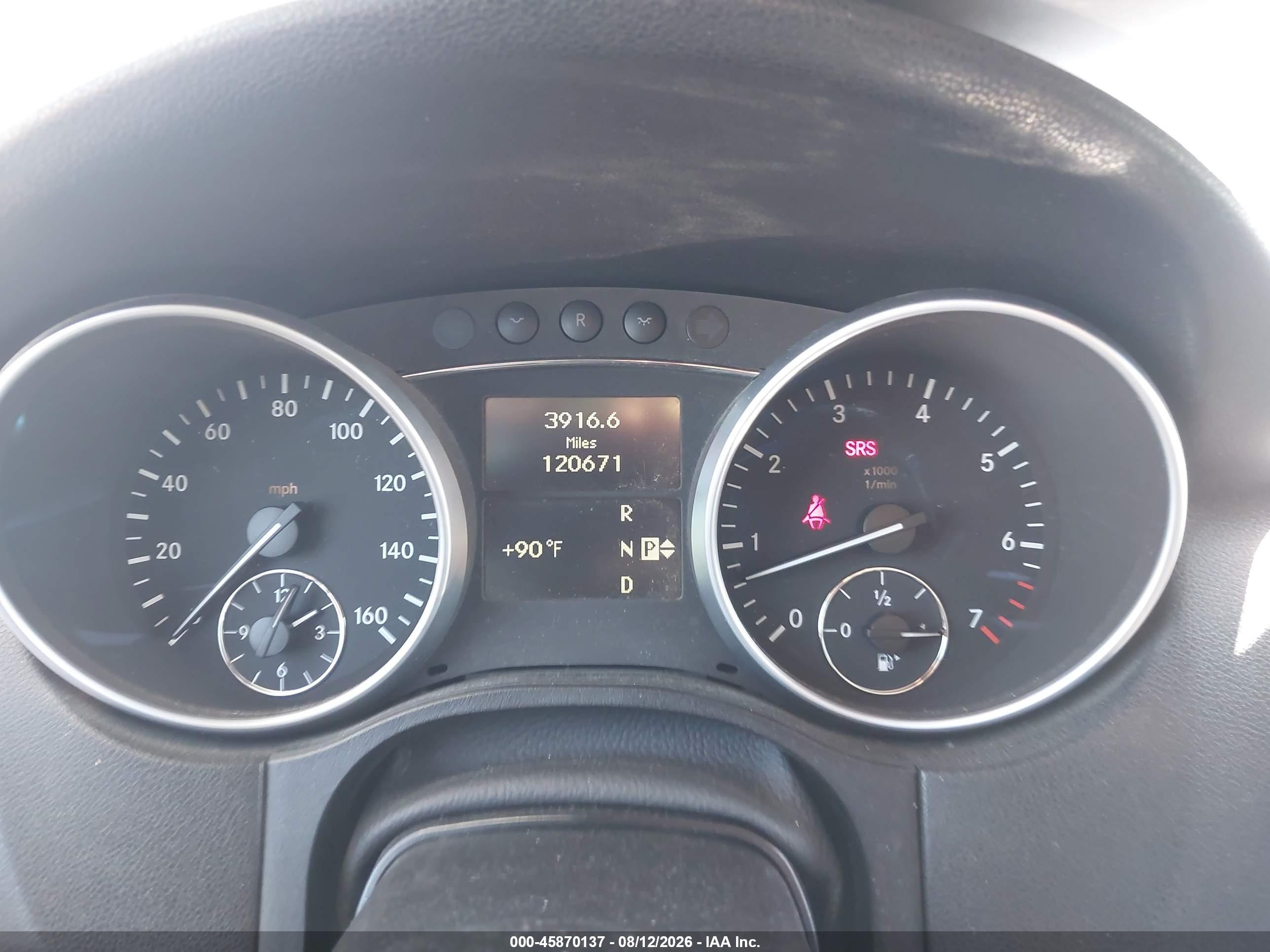 2010 Mercedes-benz Ml 350   White vin: 4JGBB5GB5AA535243