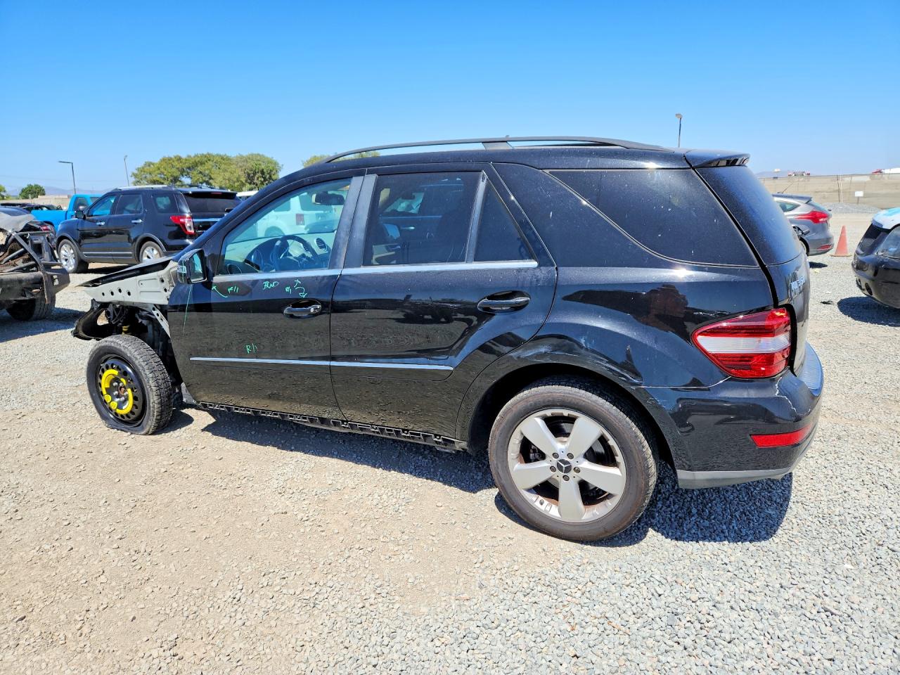 2011 Mercedes-benz Ml 350 Black vin: 4JGBB5GB5BA683054