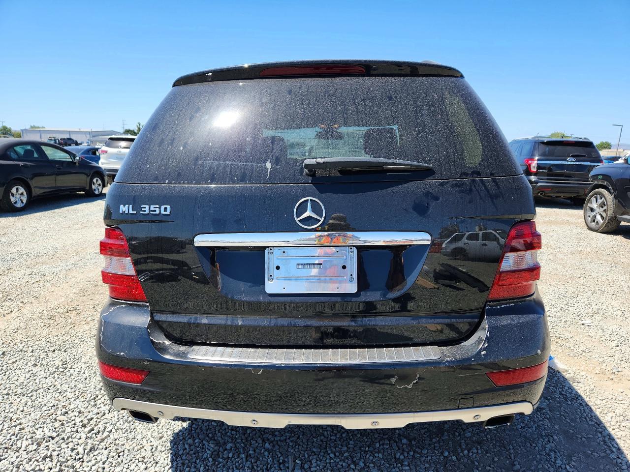 2011 Mercedes-benz Ml 350 Black vin: 4JGBB5GB5BA683054