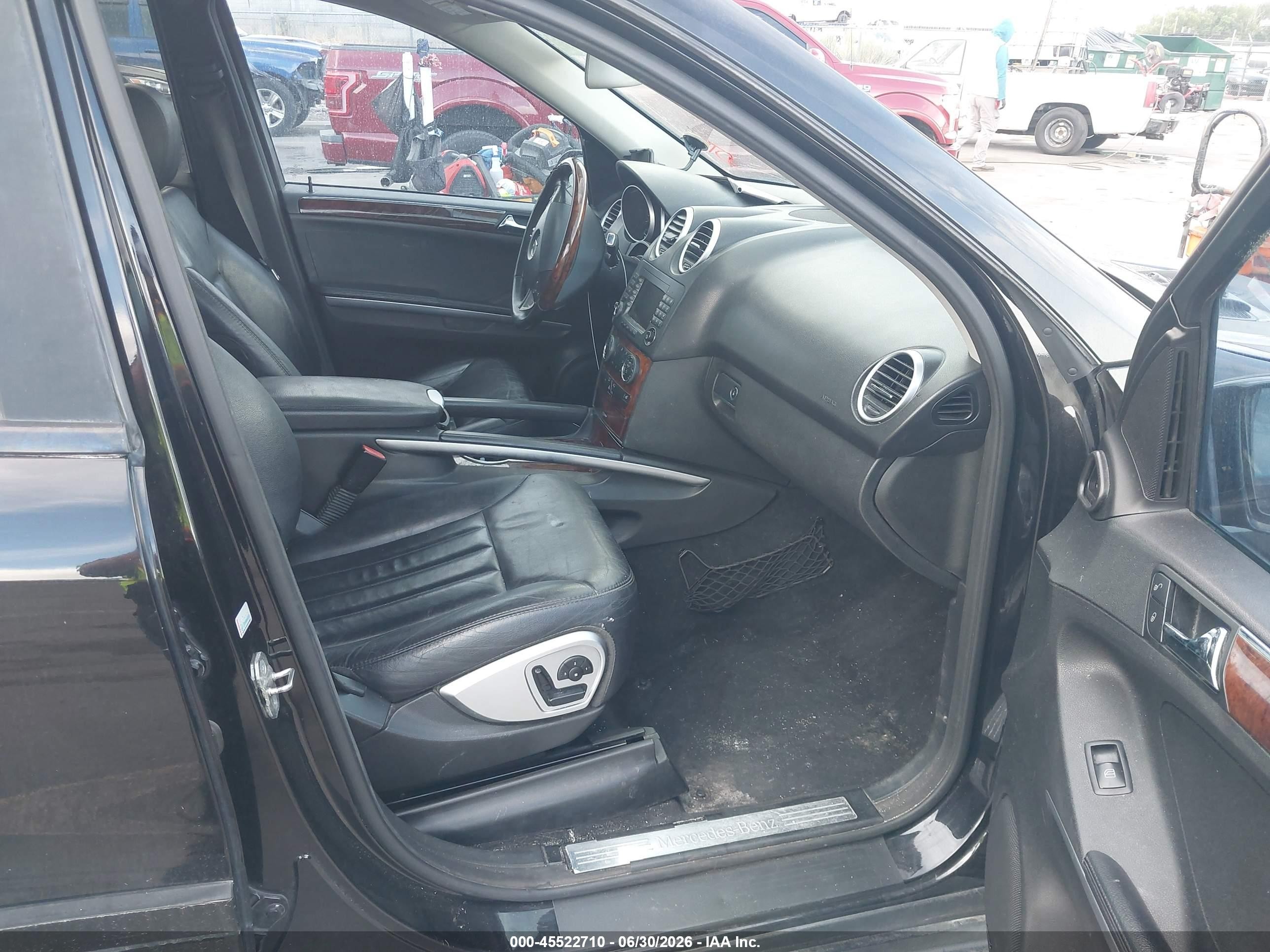 2008 Mercedes-benz Ml 550 4matic Black vin: 4JGBB72E08A360892