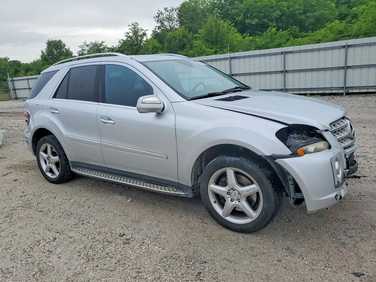 2009 Mercedes-benz Ml 55 Silver vin: 4JGBB72EX9A443263