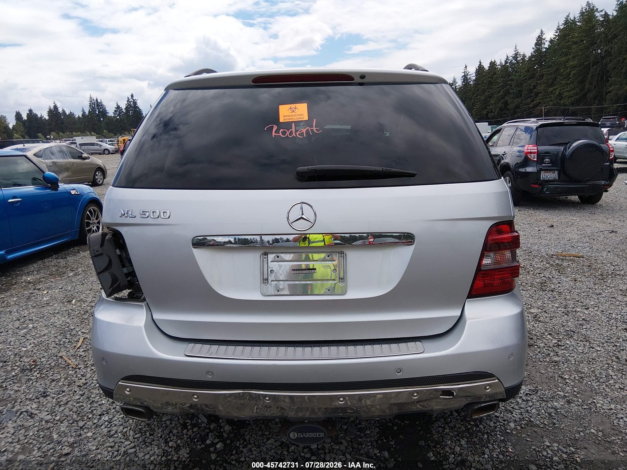2006 Mercedes-benz Ml 500 4matic Silver vin: 4JGBB75EX6A048734
