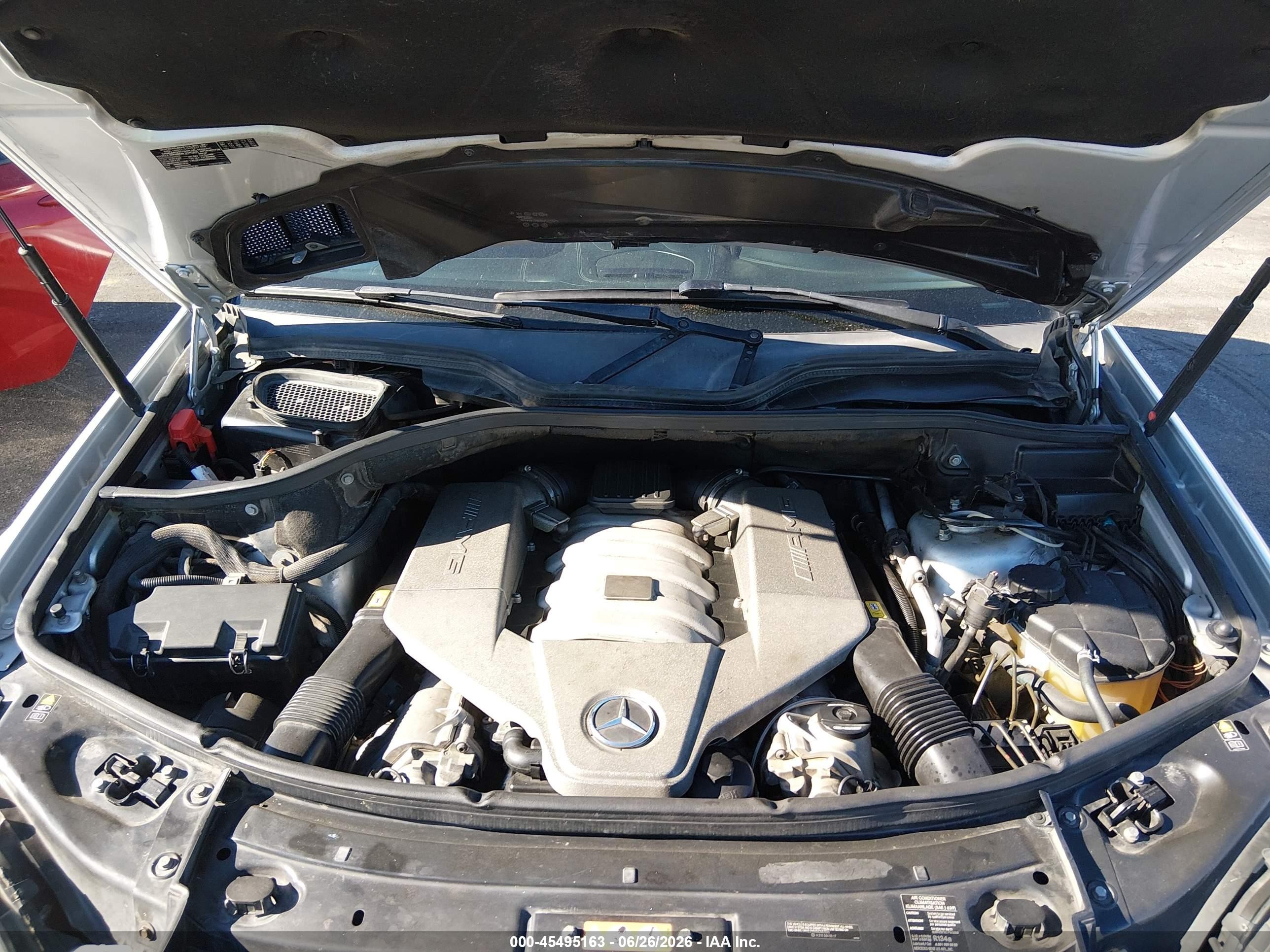 2008 Mercedes-benz M-class 6.3l Amg Silver vin: 4JGBB77EX8A307786