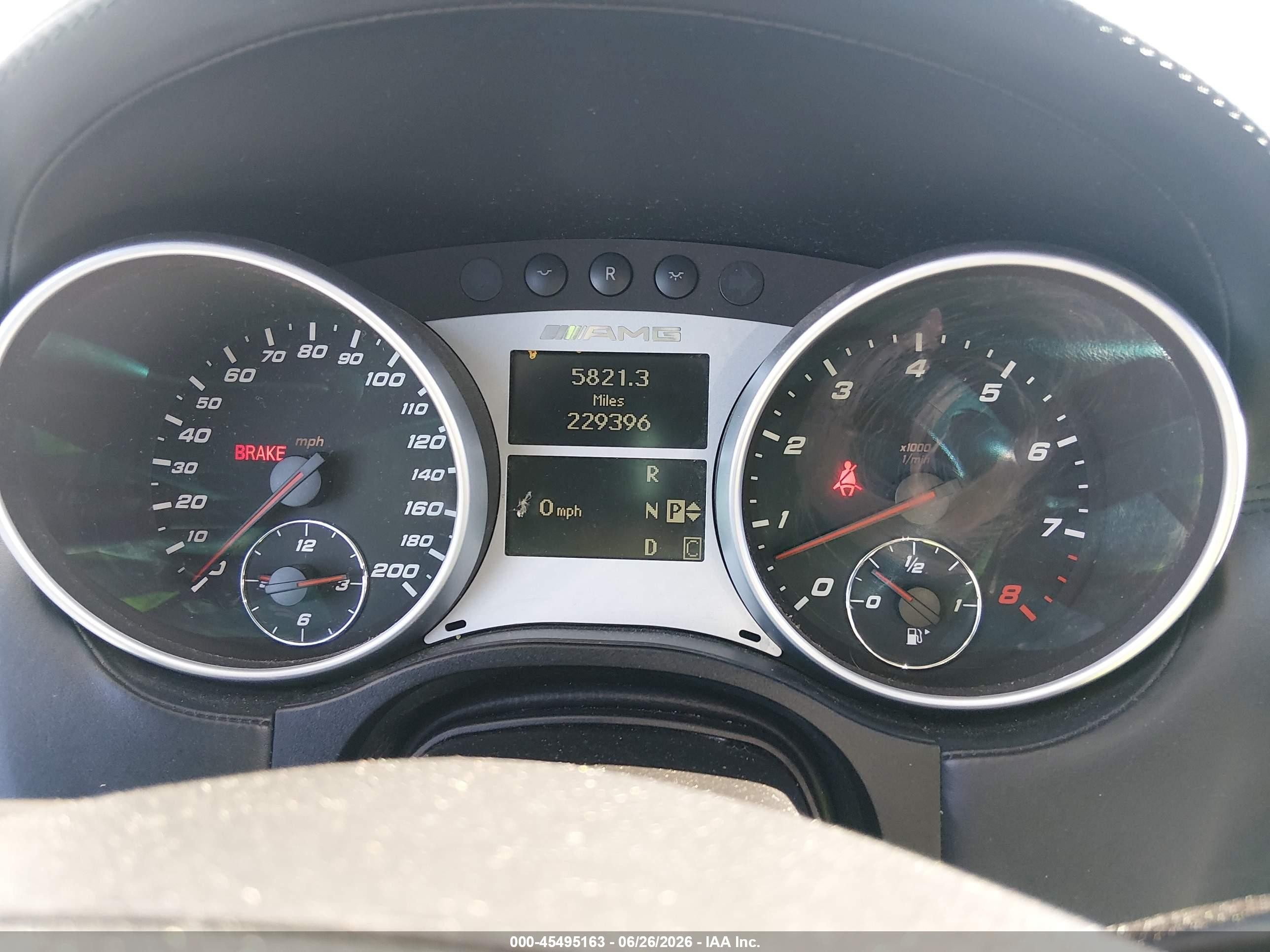 2008 Mercedes-benz M-class 6.3l Amg Silver vin: 4JGBB77EX8A307786