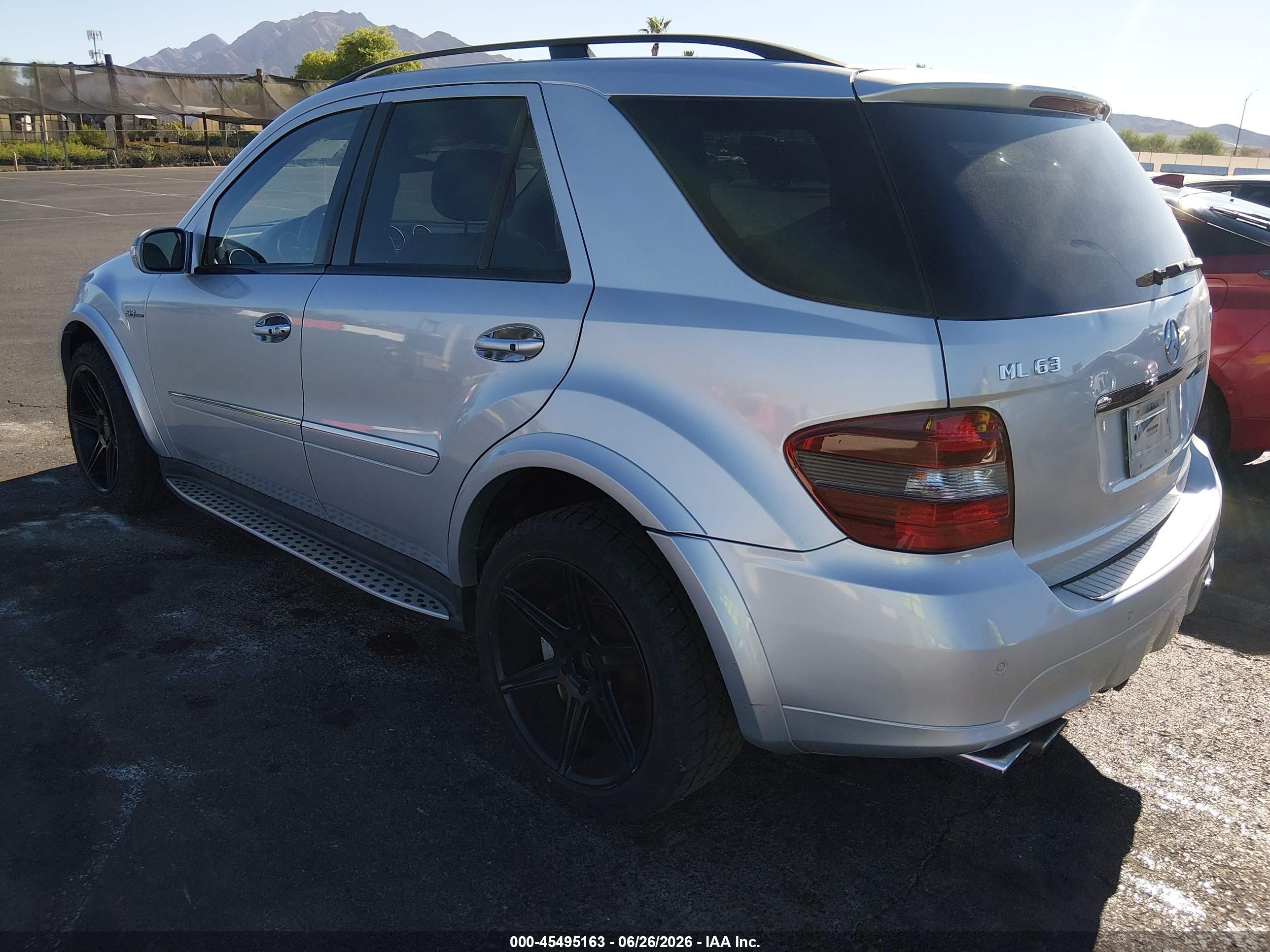 2008 Mercedes-benz M-class 6.3l Amg Silver vin: 4JGBB77EX8A307786