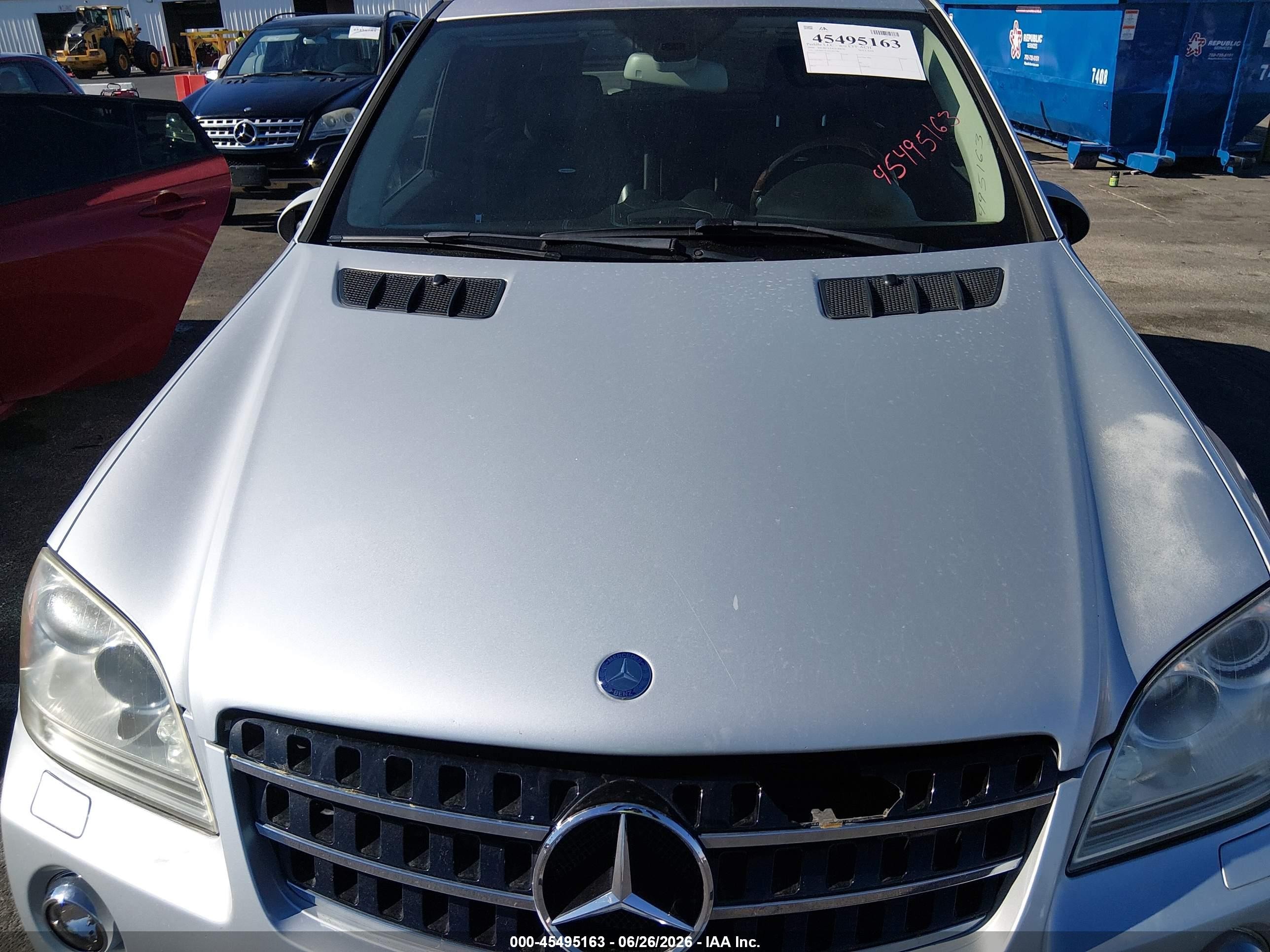 2008 Mercedes-benz M-class 6.3l Amg Silver vin: 4JGBB77EX8A307786