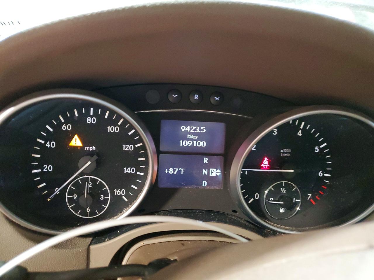 2009 Mercedes-benz Ml 350 Black vin: 4JGBB86E29A453267