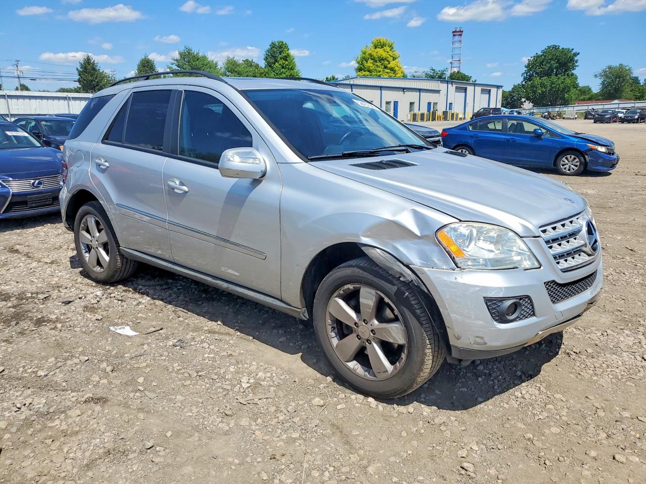 2009 Mercedes-benz Ml 350 Silver vin: 4JGBB86E49A522735
