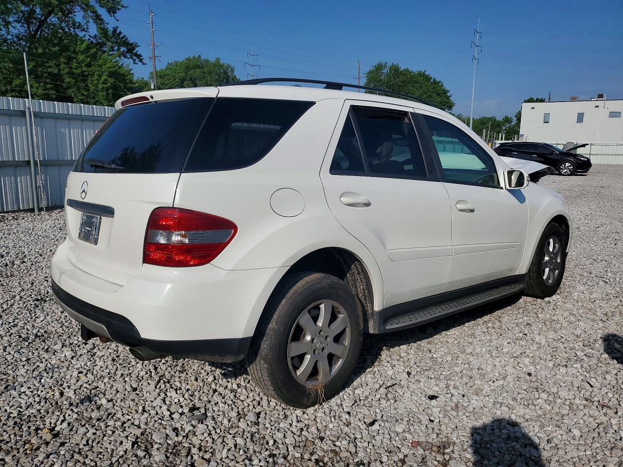 2006 Mercedes-benz Ml 350 White vin: 4JGBB86E56A056583