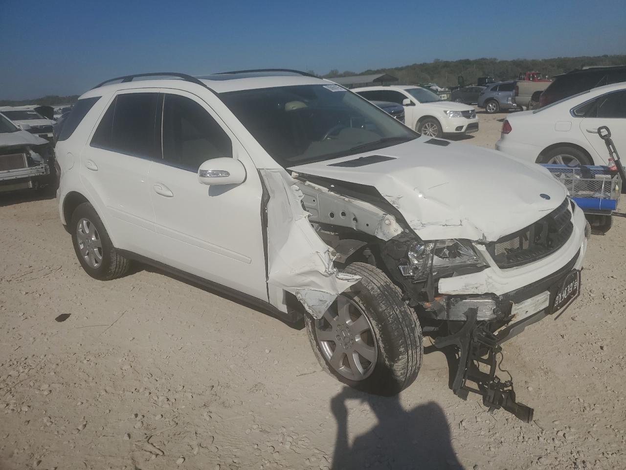 2006 Mercedes-benz Ml 350 White vin: 4JGBB86E86A079727