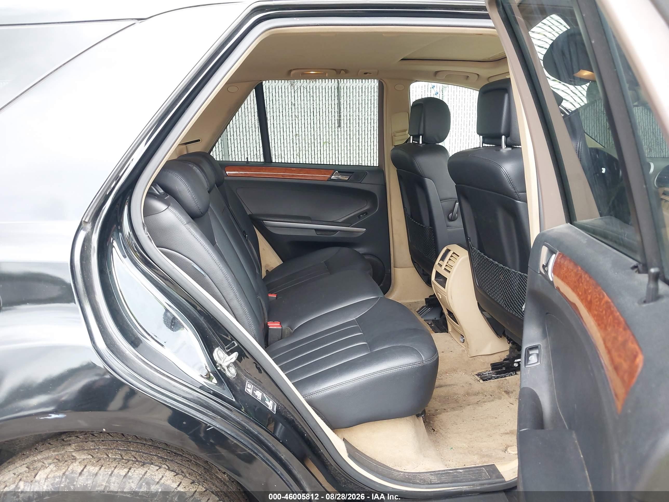 2007 Mercedes-benz Ml 350 4matic Black vin: 4JGBB86E97A210925
