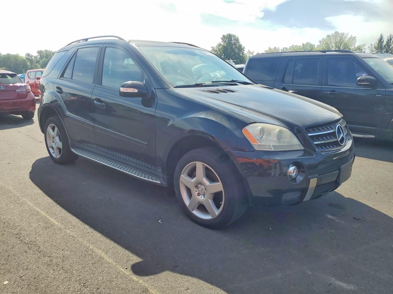 2007 Mercedes-benz Ml 350 Black vin: 4JGBB86E97A258893