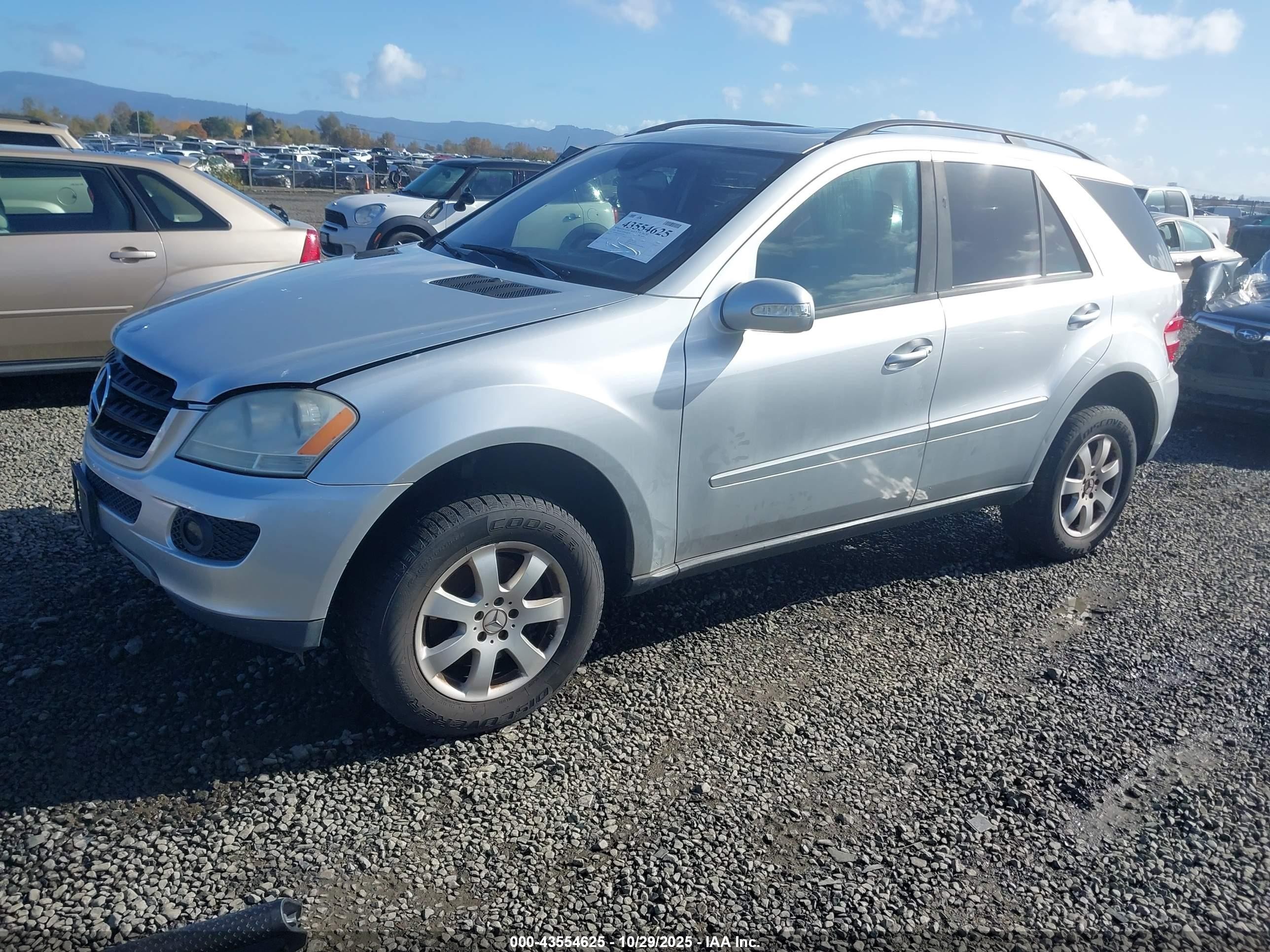 2006 Mercedes-benz Ml 350 4matic Серебряный vin: 4JGBB86EX6A001045