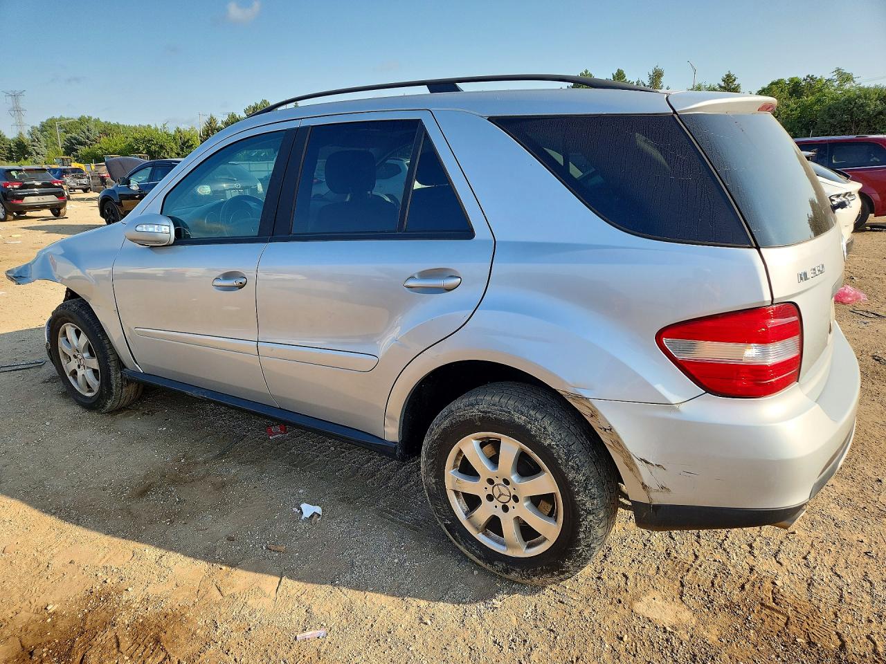2006 Mercedes-benz Ml 350 Silver vin: 4JGBB86EX6A089854