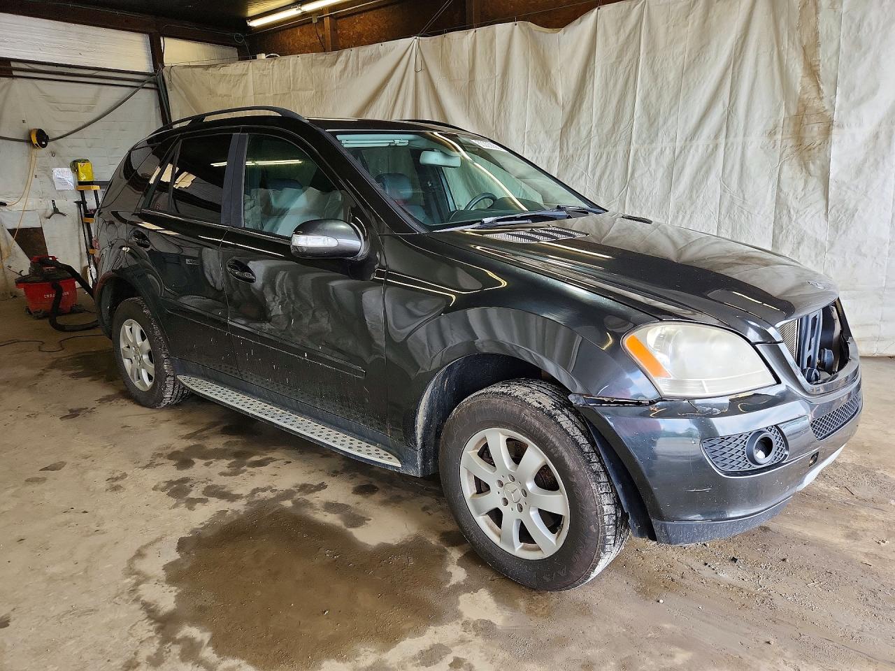 2007 Mercedes-benz Ml 350 Black vin: 4JGBB86EX7A232089
