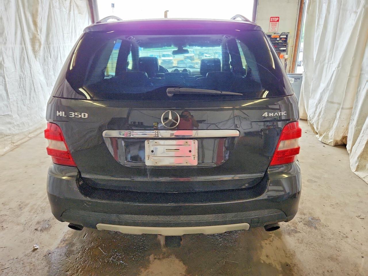 2007 Mercedes-benz Ml 350 Black vin: 4JGBB86EX7A232089